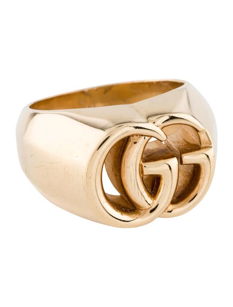 gucci ゴールド リング|18 carat gold gucci ring.